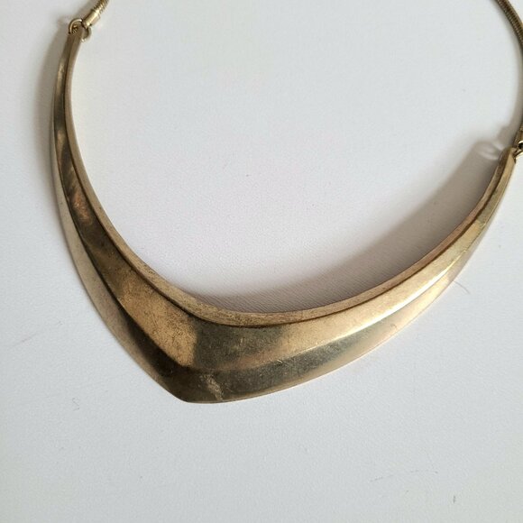 Kenneth Cole brass necklace pendant. - Picture 2 of 7